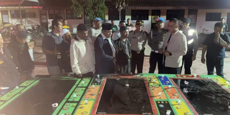 Polres Asahan Gerebek Perjudian di Komplek Perumahan Graha 