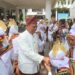 Tari Cetik Kipas Melinting Lampung Timur Memukau Seluruh Pejabat Tinggi di Istana Negara