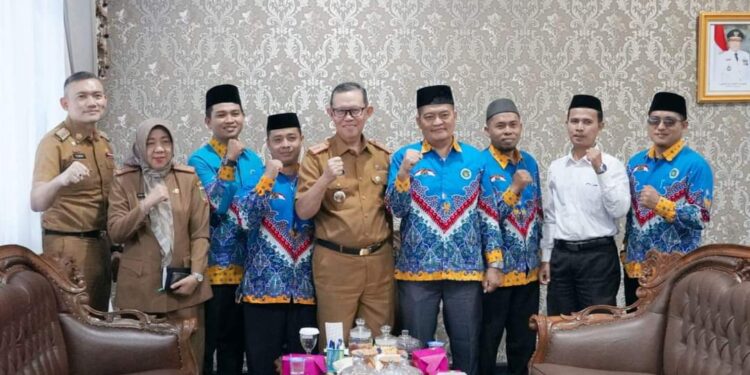 Fahrizal Darminto menerima audiensi dari PGMNI Provinsi Lampung