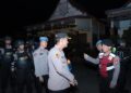 Jamin Kamtibmas, Polres Lampung Utara Gelar Patroli Gabungan Bersama TNI, Sat Pol PP dan Dishub