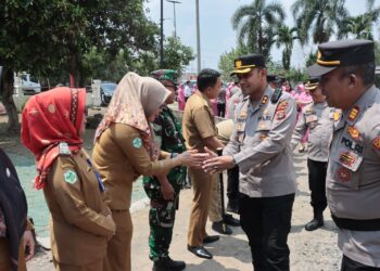 Kunker ke Polsek Jajaran, Kapolres Lampung Utara Ingatkan Personel Agar Bersinergi Bersama Intansi Terkait Dalam Menjaga Kamtibmas