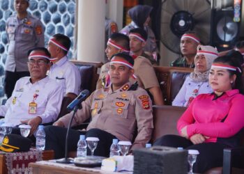 Penghijauan Sejak Dini, Polres Lampung Utara Tanam Ribuan Pohon