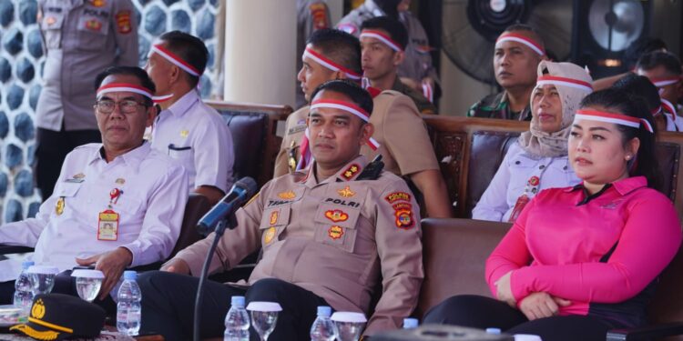 Penghijauan Sejak Dini, Polres Lampung Utara Tanam Ribuan Pohon