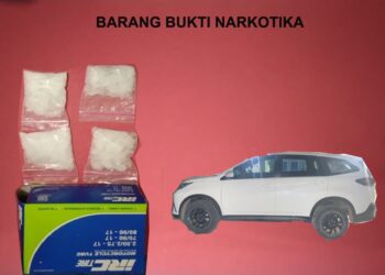 Pelaku Diduga Edarkan Sabu 111,54 Gram Diringkus Polres Way Kanan