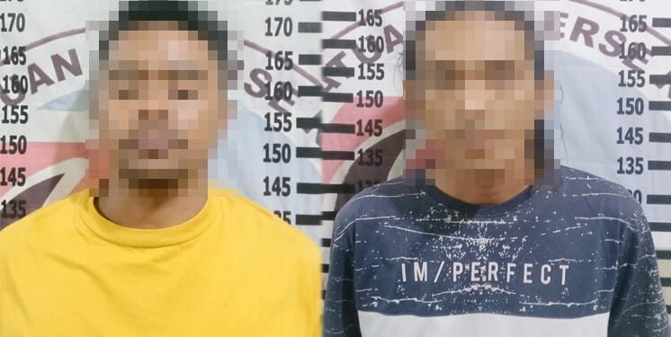 Gerebek Rumah Kontrakan, Satrenarkoba Polres Tulang Bawang Tangkap Dua Pelaku