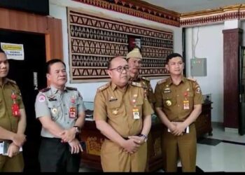 SATGAS Penanggulangan Kekeringan Lampura Distribusikan Air Bersih