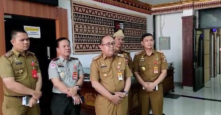 SATGAS Penanggulangan Kekeringan Lampura Distribusikan Air Bersih