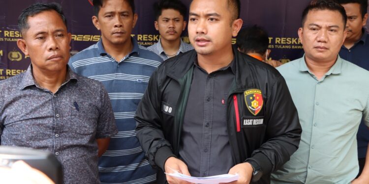 Tekab 308 Presisi Polres Tulang Bawang Tangkap Pelaku Pembunuhan Sadis di Gedung Meneng