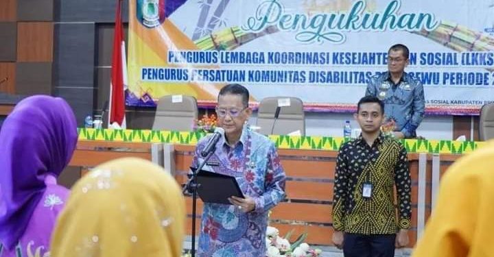 Pengurus PKD Kab Pringsewu 2024-2029 Dan LKKS 2020-2024 Di Kukuhkan Oleh Pj. Bupati Adi Erlansyah