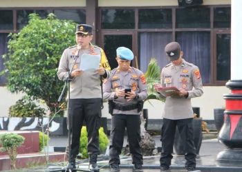 Sidang Pleno tingkat KPUD, Sejumlah Personel Polres Lampung Barat Disiagakan