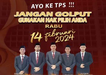 KPU Empat Lawang : Ayo Ke TPS Jangan Golput Gunakan Hak Pilih Anda