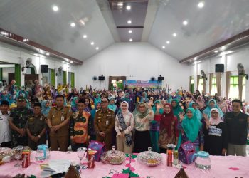 Kegiatan Pembinaan Kreativitas Peserta Didik PAUD Kecamatan Baradatu , dihadiri Bunda PAUD Ny. Dessy Afriyanti Adipati bersama Bupati H. Raden Adipati Surya