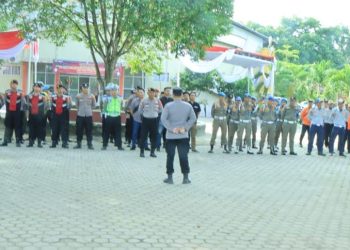 Ratusan Personel Dikerahkan, Kapolres Tulang Bawang Barat Jamin Keamanan Rapat Pleno KPUD