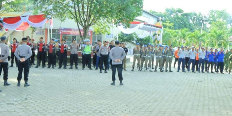 Ratusan Personel Dikerahkan, Kapolres Tulang Bawang Barat Jamin Keamanan Rapat Pleno KPUD