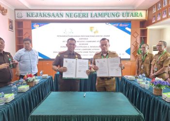 Memorandum of Understanding (MoU) Ditandatangani untuk Meningkatkan Efektivitas Penanganan Masalah Hukum di Lampung Utara