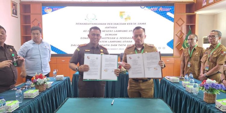 Memorandum of Understanding (MoU) Ditandatangani untuk Meningkatkan Efektivitas Penanganan Masalah Hukum di Lampung Utara