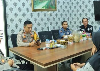 Audiensi ketua perbakin Tulang Bawang Barat ke Polres Tulang Bawang Barat