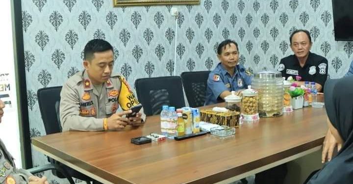 Audiensi ketua perbakin Tulang Bawang Barat ke Polres Tulang Bawang Barat