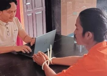 Reskrim Polsek Pringsewu Kota Amankan Pelaku Penganiayaan, Tersangka Terancam Lima Tahun penjara