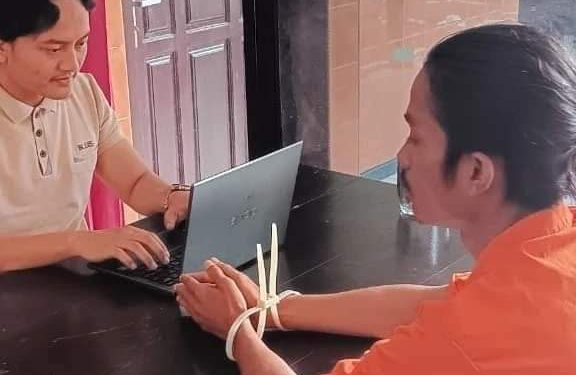 Reskrim Polsek Pringsewu Kota Amankan Pelaku Penganiayaan, Tersangka Terancam Lima Tahun penjara