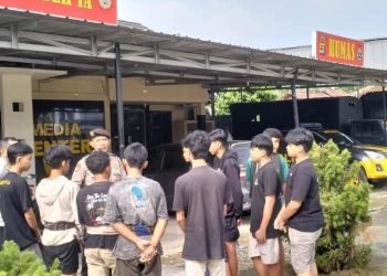 Polres Lampung Timur Amankan 10 Remaja Yang Melakukan Balap Liar