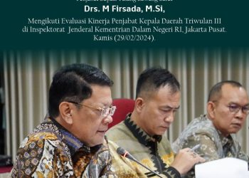 Kemendagri Nilai Capaian Kinerja Pj Bupati Tubaba Sangat Baik