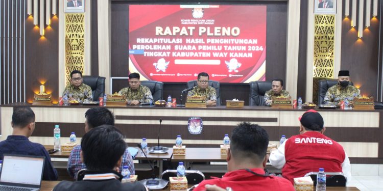 Hasil Lengkap Rekapitulasi Penghitungan Suara Untuk DPRD 2 Kabupaten Way Kanan