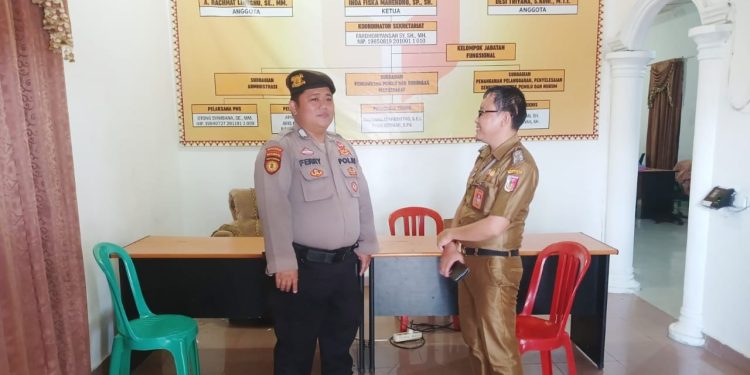 Pasca Rapat Pleno Penetapan Hasil Pemilu 2024 Tingkat Kabupaten, Samapta Polres Tulang Bawang Masif Menggelar Patroli Dialogis