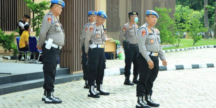 Wujudkan Anggota Polri Yang Disiplin, Bid Propam Polda Lampung Gelar Gaktibplin di Polres Tulang Bawang Barat