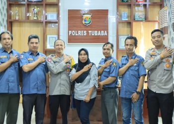 Audiensi ketua perbakin Tulang Bawang Barat ke Polres Tulang Bawang Barat, ini Tujuannya