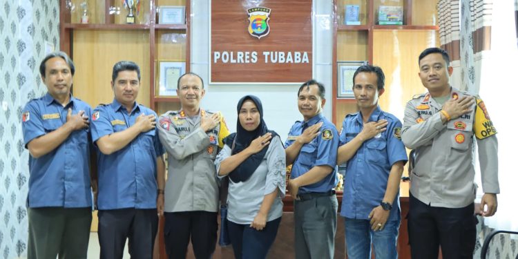 Audiensi ketua perbakin Tulang Bawang Barat ke Polres Tulang Bawang Barat, ini Tujuannya