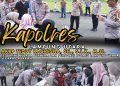 Pastikan Bersih Dari Narkoba, Kapolres Lampung Utara Mendadak Tes Urine Personel