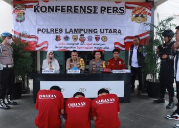Polres Lampung Utara Amankan 6 Dari 10 Pelaku Pemerkosaan Anak Dibawah Umur
