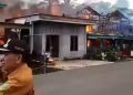 Kebakaran Menghantam Desa Seguring Kecil, Tebing Tinggi: Kerugian Besar Bagi Puluhan Keluarga di Empat Lawang