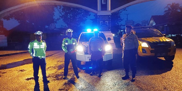 Cegah Tawuran dan Aksi Balap Liar Jelang Subuh, Polres Tulang Bawang Gelar Patroli Gabungan di Menggala