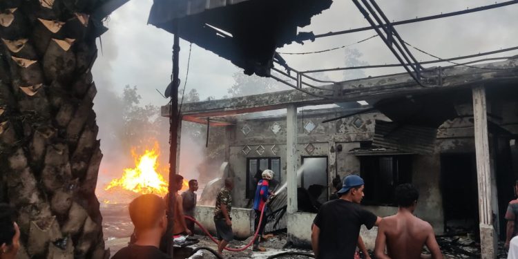 Polres Muba Amankan Pelaku Kebakaran Penyulingan Minyak di Babat Toman