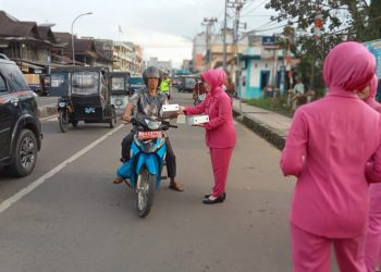 Berkah dibulan suci Ramadhan, Bhayangkari Empat Lawang Berbagi Bersama
