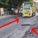 Lapor Pak Gubernur dan Kapolda,Jalan Kami Berlobang Banyak terjadi Lakalantas di Lampura