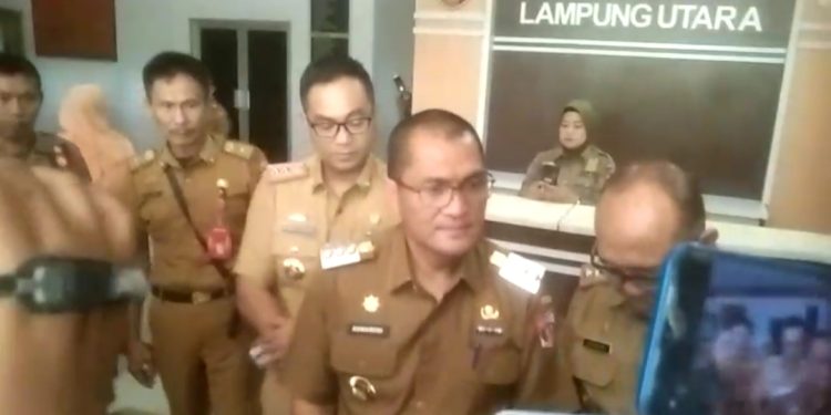 Pemkab Lampung Utara Sambut Kedatangan Pj Bupati Aswarodi