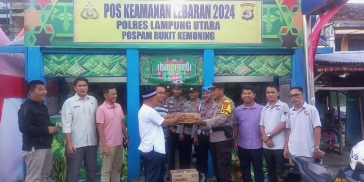 Pemkab Lampura Pantau Arus Balik Mudik Lebaran, Pemudik Dihimbau Utamakan Keselamatan. 