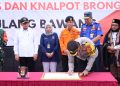 Jelang Hari Raya Idul Fitri 1445 H, Polres Tulang Bawang Musnahkan Ribuan Botol Miras dan Puluhan Knalpot Brong
