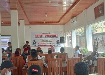 Bawaslu Lampung Utara Gelar Rapat Evaluasi Publikasi Pemilu