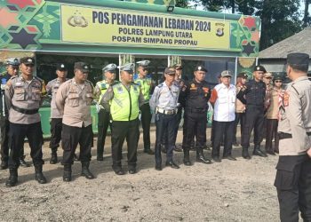 Beri Pelayanan Kepada Pemudik Lebaran, Polres Lampung Utara Dirikan 3 Pospam dan 1 Posyan