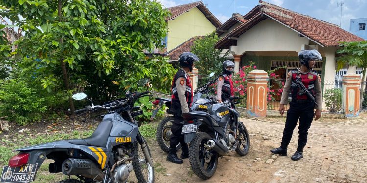 Ditinggal Mudik, Polres Lampung Utara Tingkatkan Patroli di Perumahan