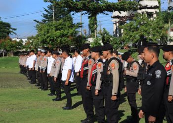 Amankan Malam Takbiran, Polres Lampung Utara Kerahkan Ratusan Personel