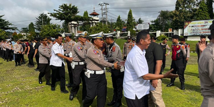 Usai Idul Fitri 1445 H, Polres Lampung Utara Gelar Halal Bihalal