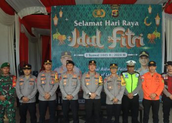 Wakapolda Lampung Kunjungi Pos yan Rest Area 215 B, Ini Pesan Yang Disampaikan