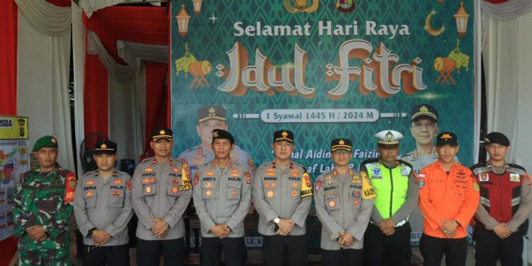 Wakapolda Lampung Kunjungi Pos yan Rest Area 215 B, Ini Pesan Yang Disampaikan