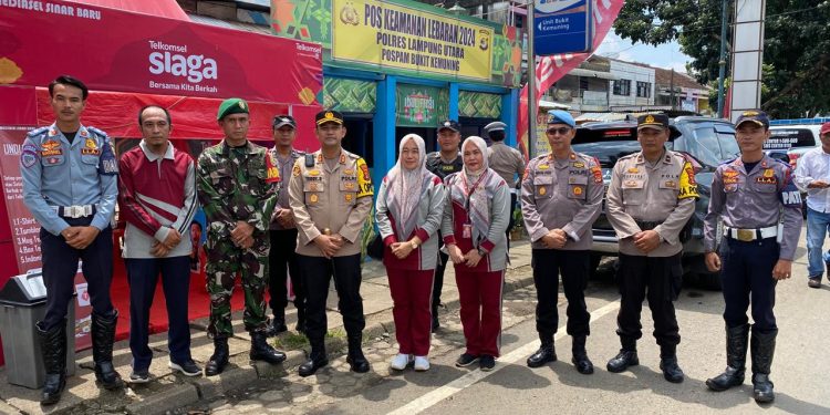 Pantau Arus Balik Lebaran 2024, Kapolres Lampung Utara Himbau Pemudik Agar Berhati-Hati di Jalan