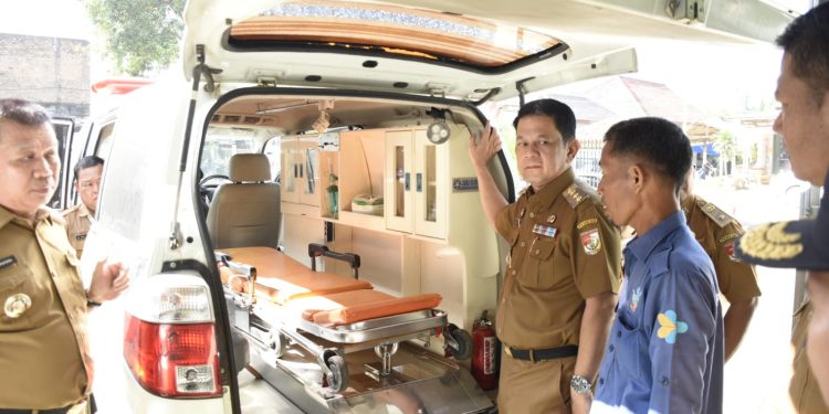 Pastikan Pelayanan Kesehatan, Pj. Bupati Tubaba Tinjau Puskesmas